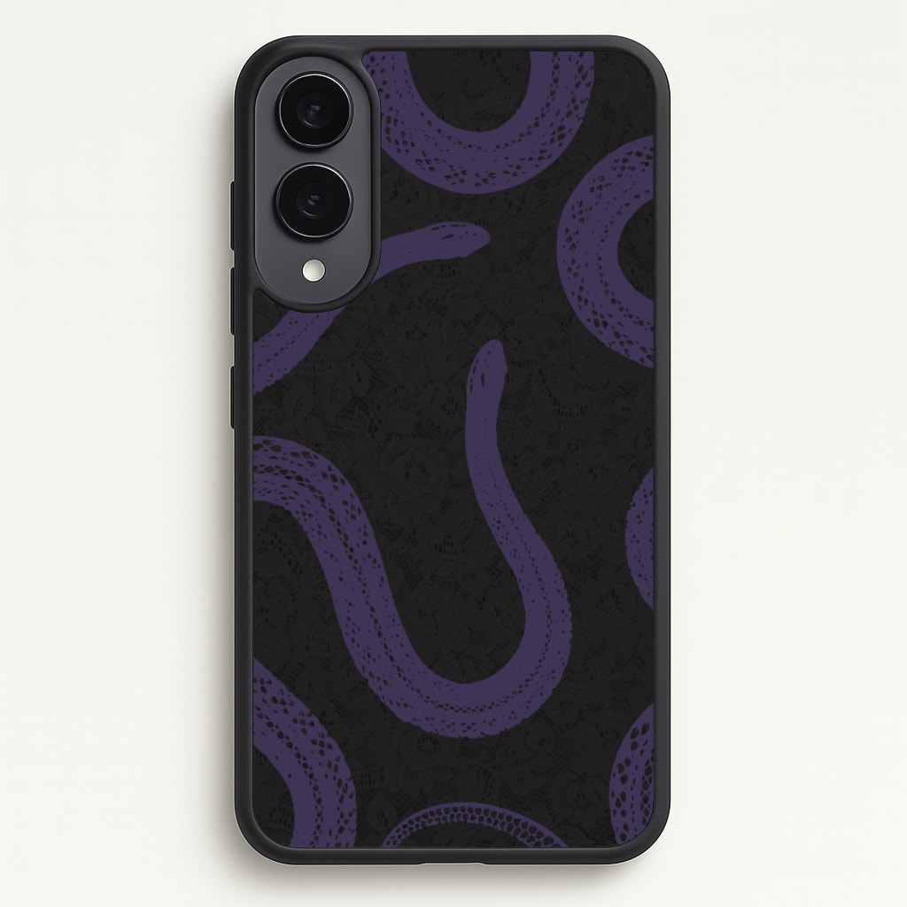 Snakes And Lace Pattern Phone Case - Galaxy S25 Edge / Standard