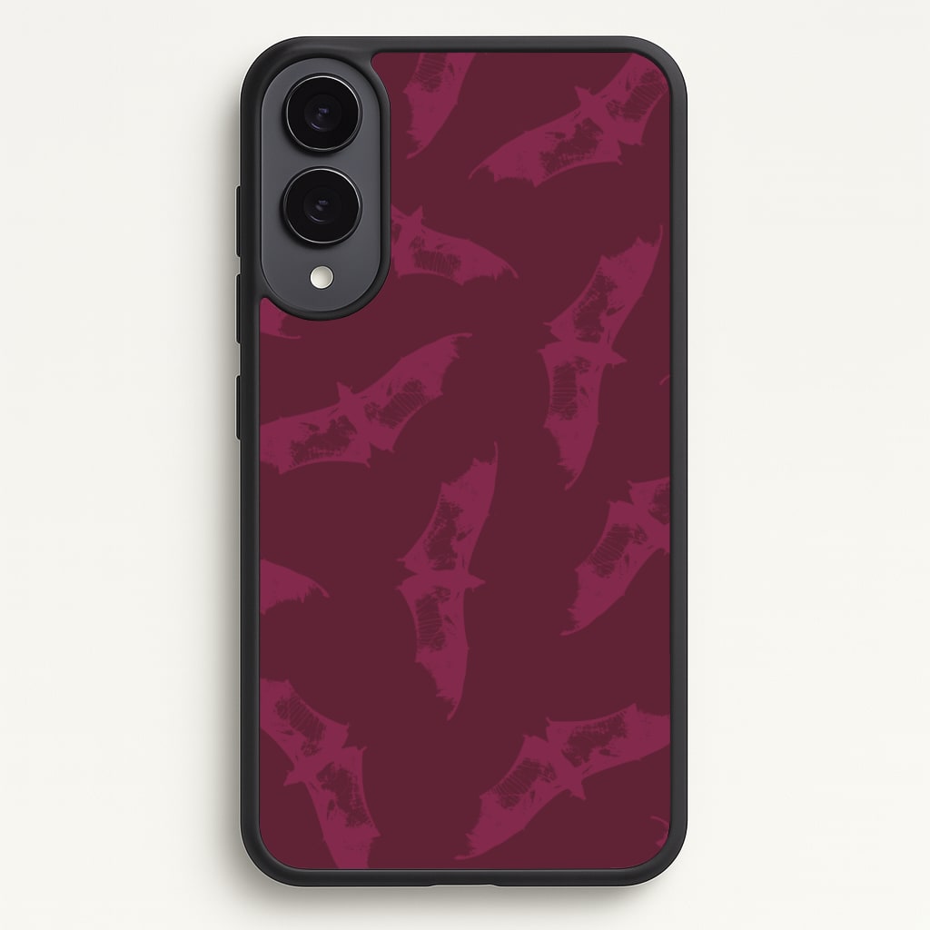 Dark Pink Bats Pattern Phone Case