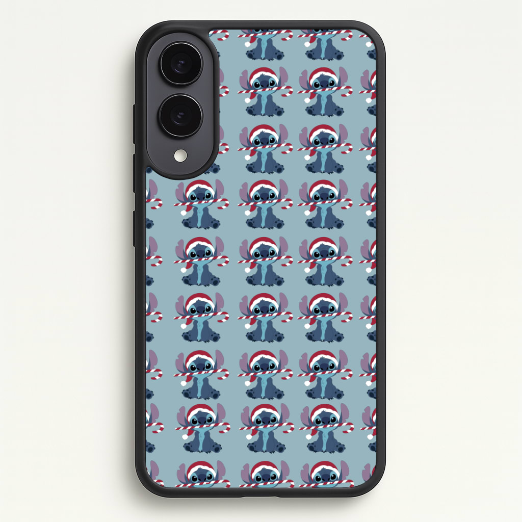 Stitch - Christmas Patterns Phone Case - Galaxy S25 Edge / Standard