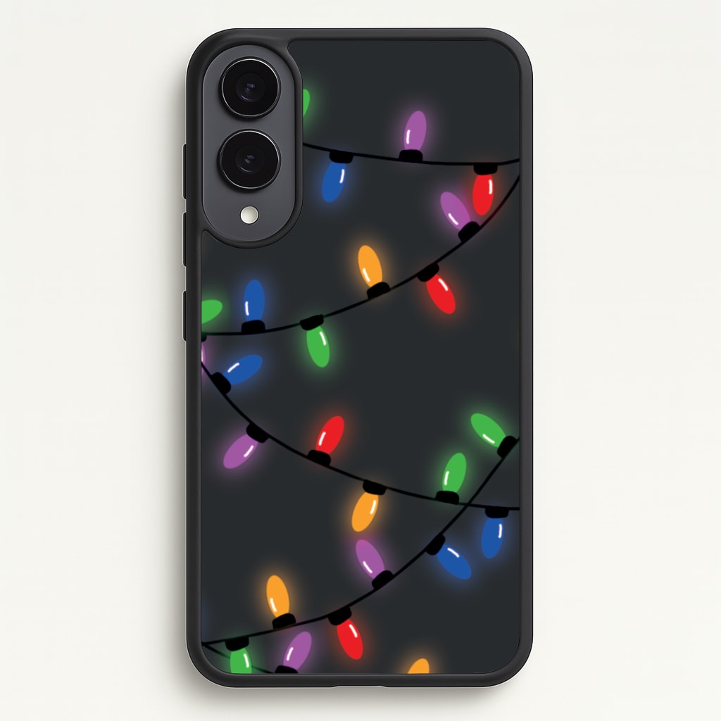 Rainbow Lights - Christmas Patterns Phone Case - Galaxy S25 Edge / Standard
