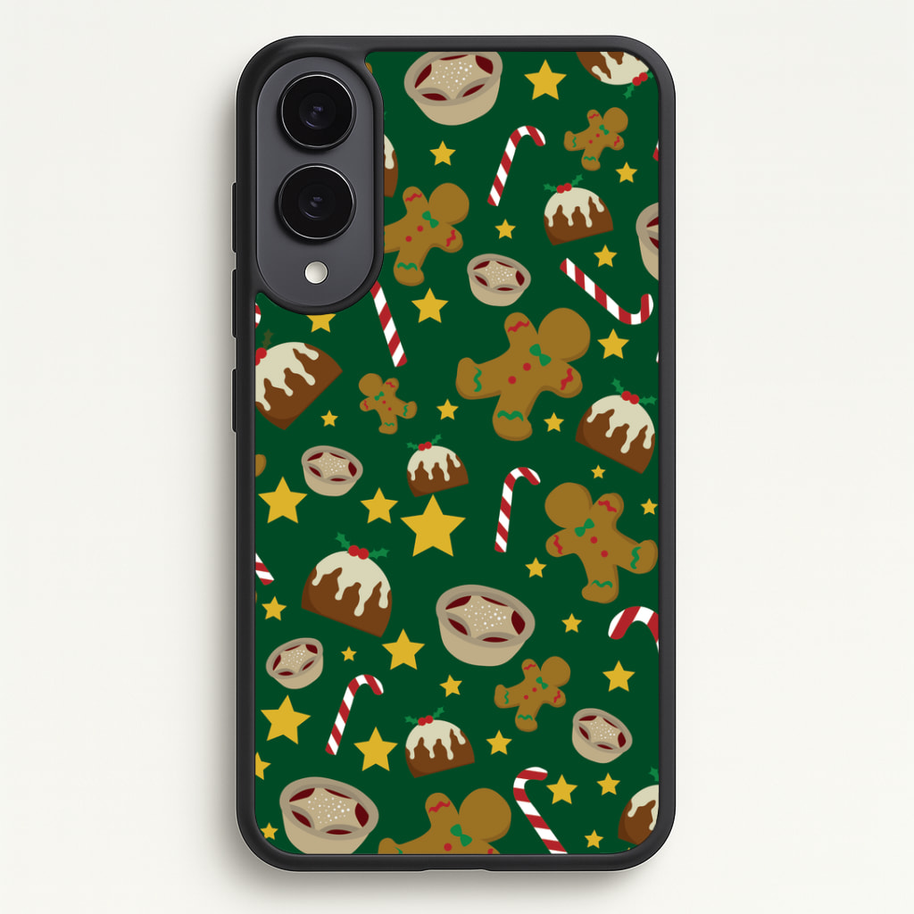 Festive - Christmas Patterns Phone Case - Galaxy S25 Edge / Standard