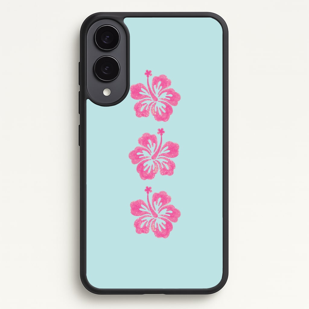 Dreamy Hibiscus Phone Case - Galaxy S25 Edge / Standard