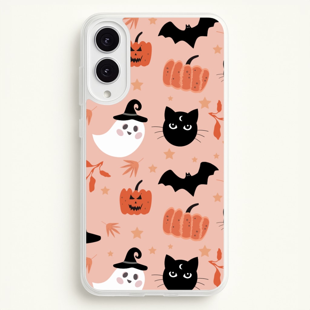 Pretty Pink Halloween Pattern Phone Case