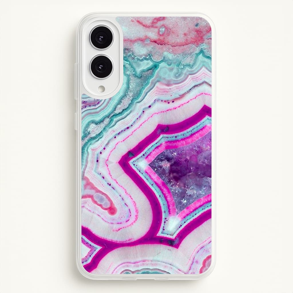 Purple Geode Pattern Phone Case