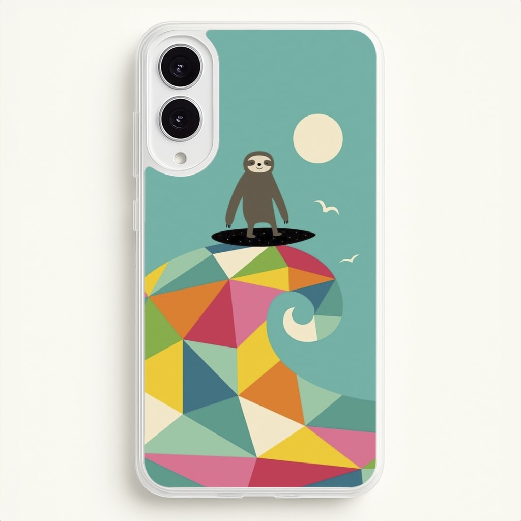 Surfing Sloth Phone Case