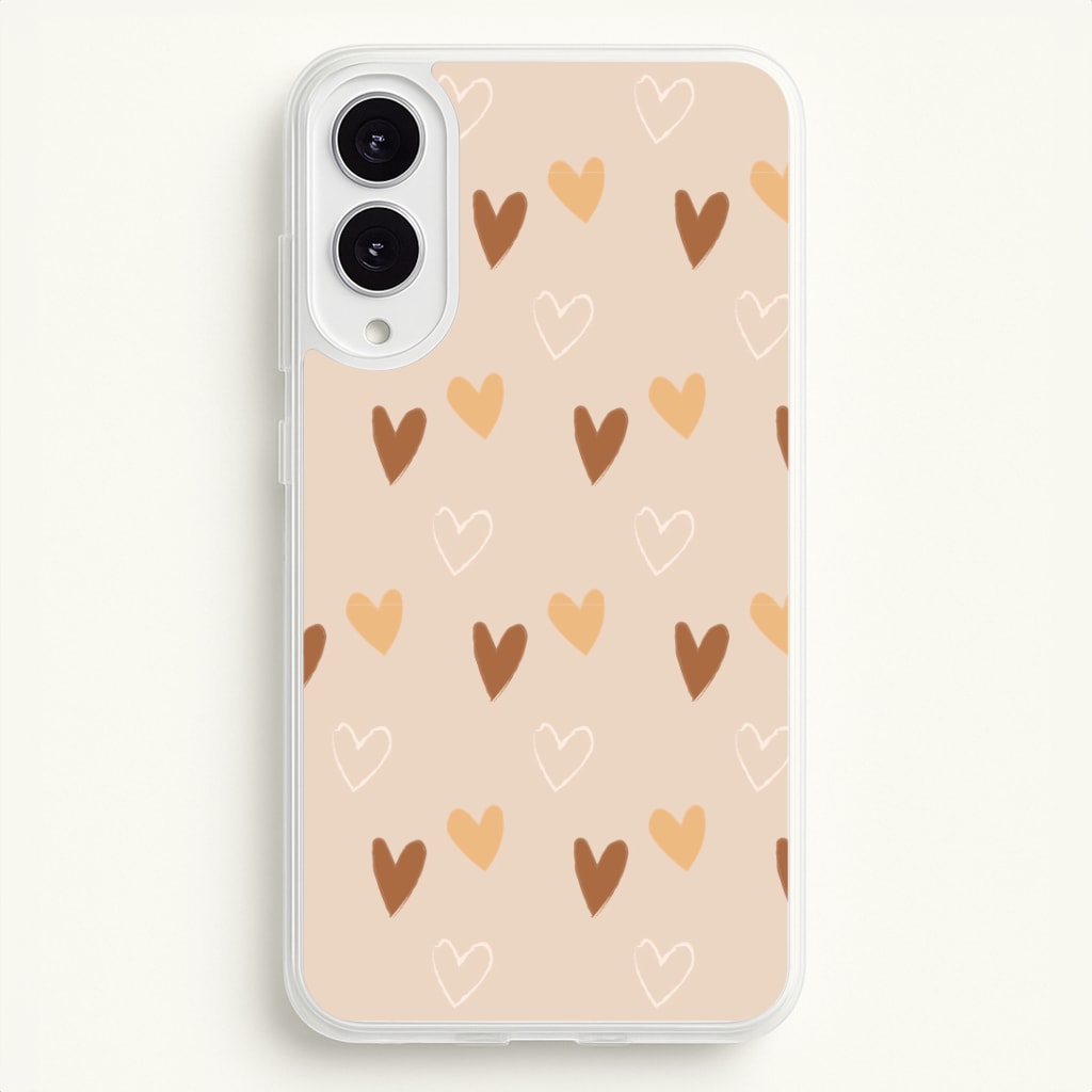 Cute Love Heart Pattern Phone Case