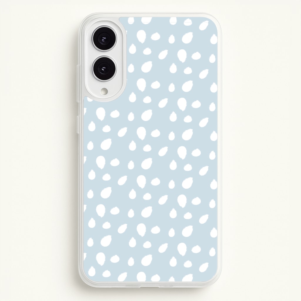 Pastel Blue Dots Phone Case
