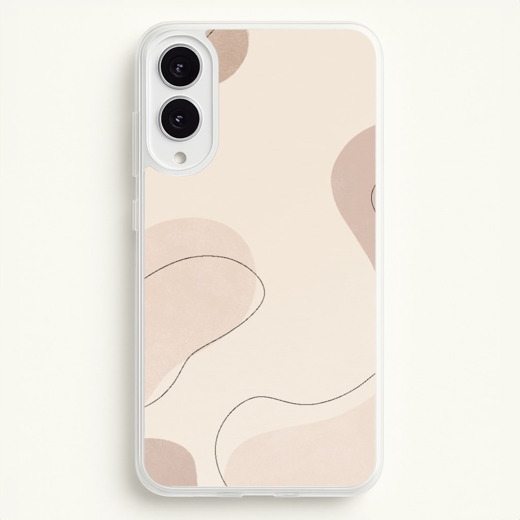 Abstract Beige Phone Case