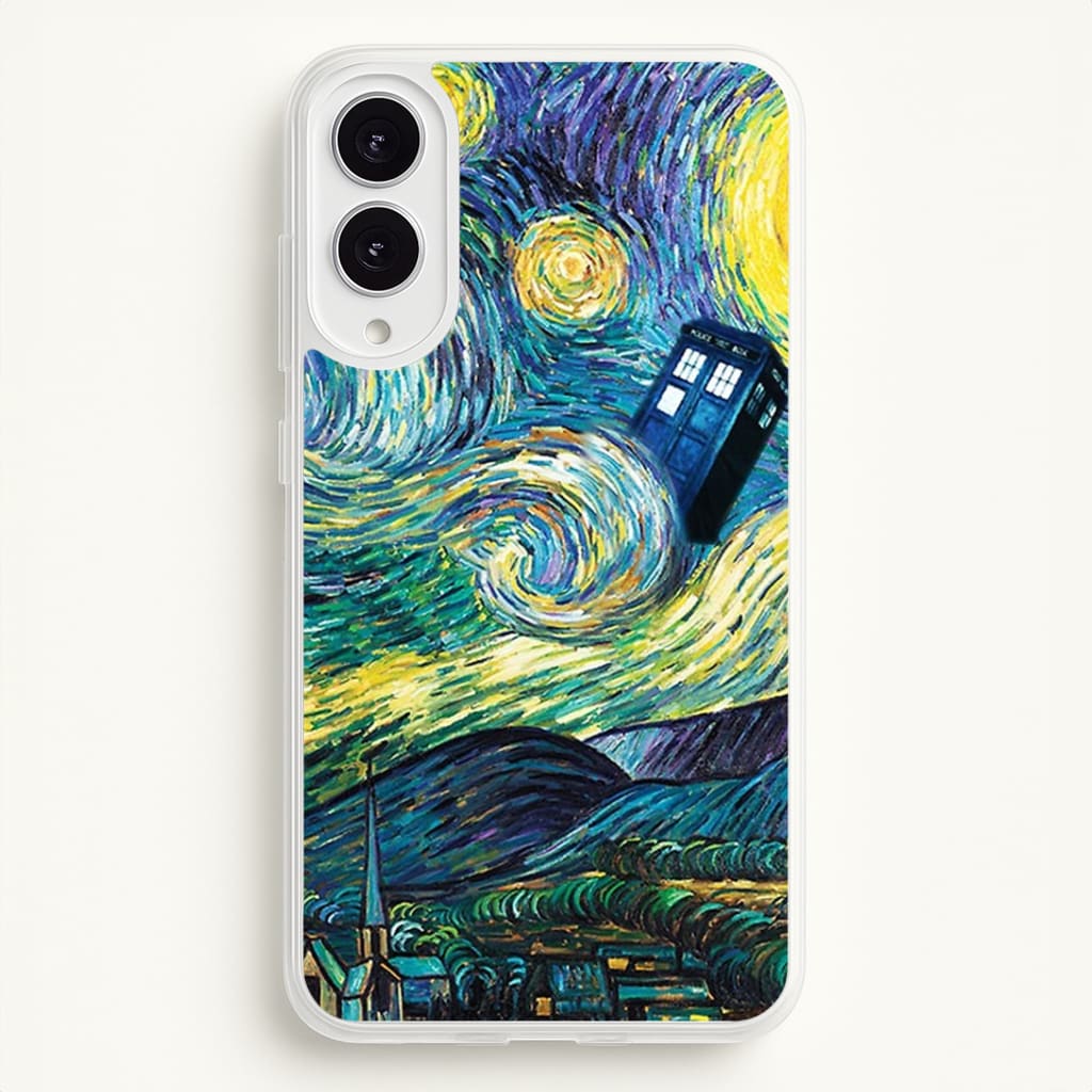 Starry Night Tardis Phone Case