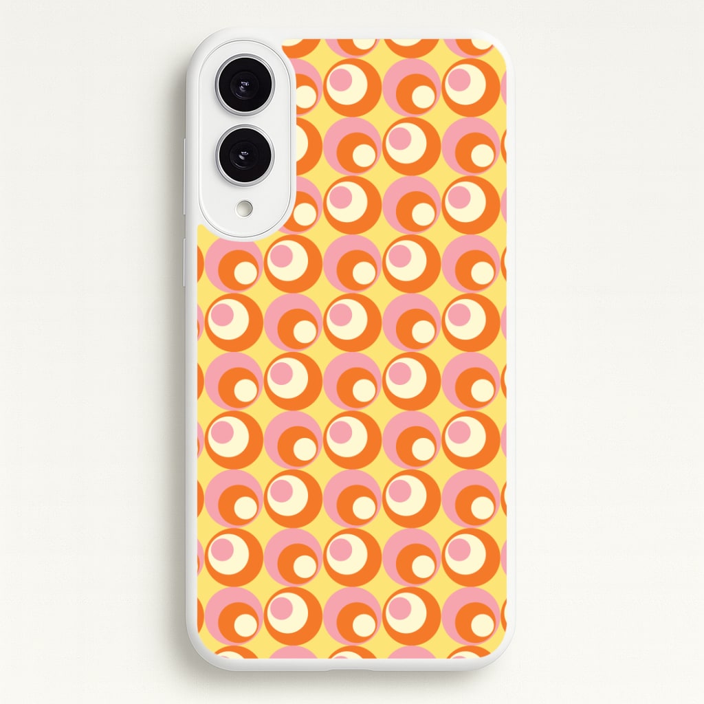 Colourful Circles Retro Pattern Phone Case