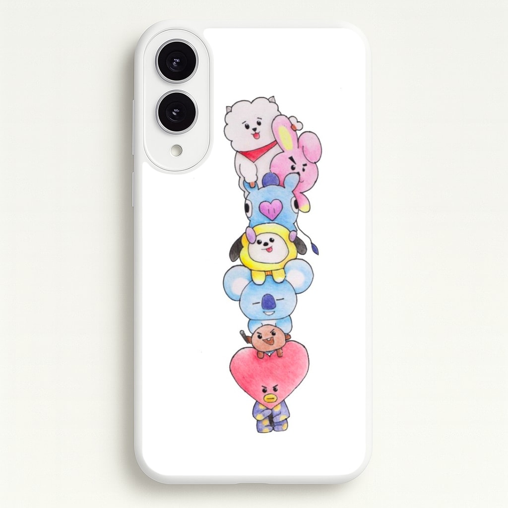 K-Pop Band BT21 Drawing Phone Case