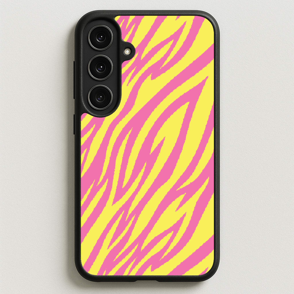 Neon Zebra Print Phone Case
