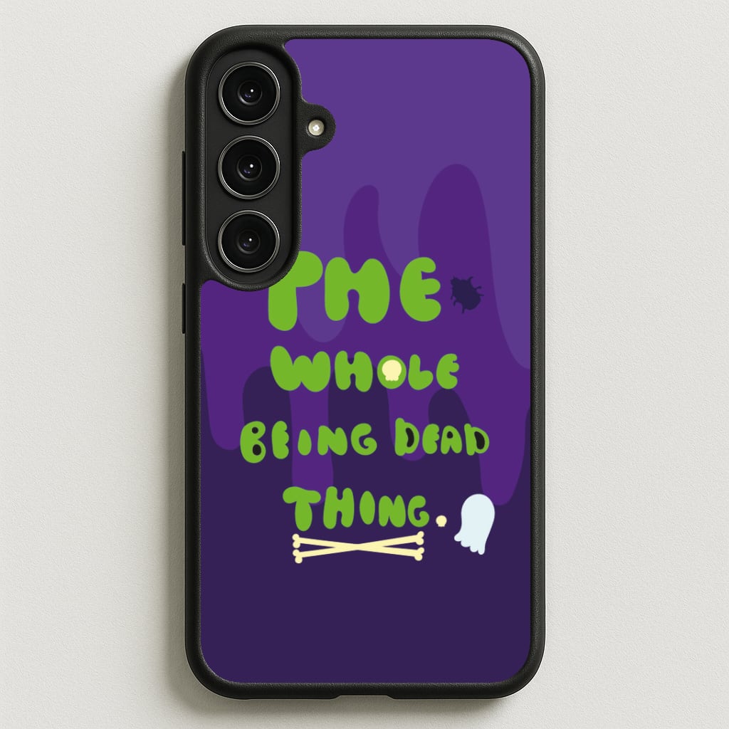The Whole Being Dead Thing - Beetle Halloween Phone Case