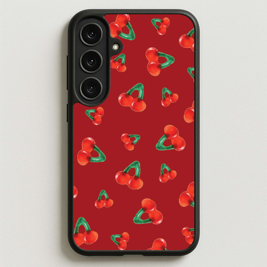 Gummy Cherries Pattern Phone Case