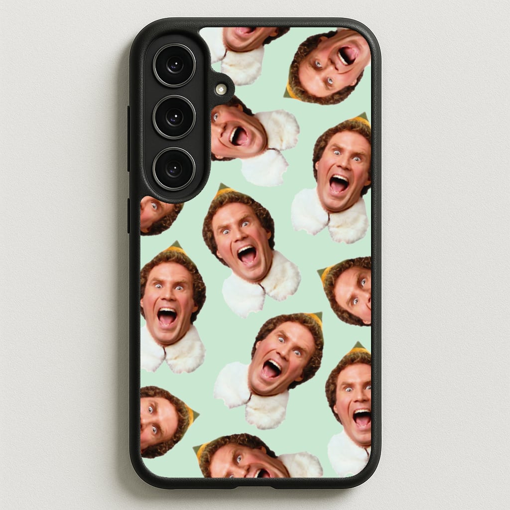 Green Elf Face - Christmas Phone Case