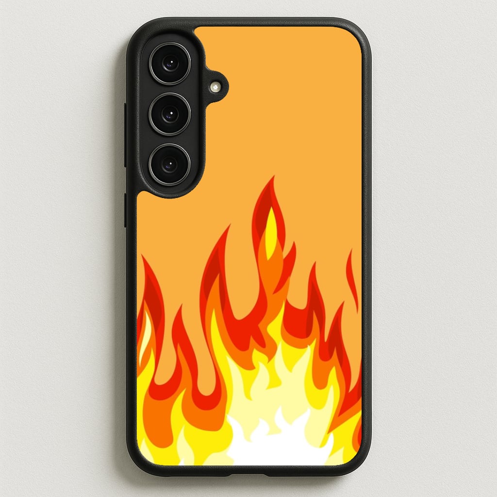 Orange Flame Phone Case