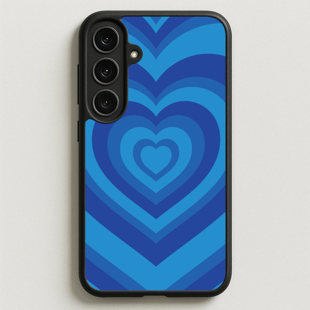 Blue - Colourful Hearts Phone Case