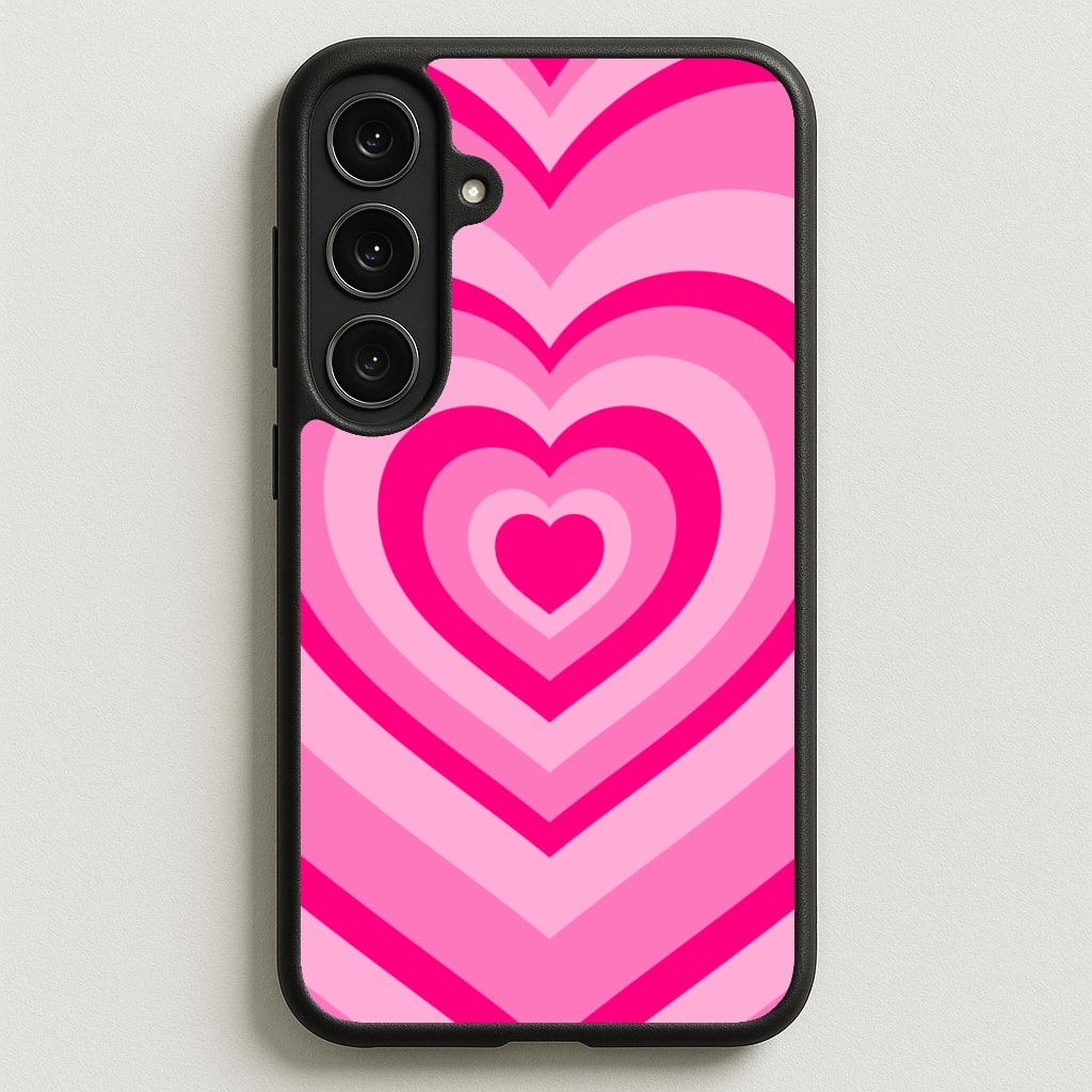Pink - Colourful Hearts Phone Case
