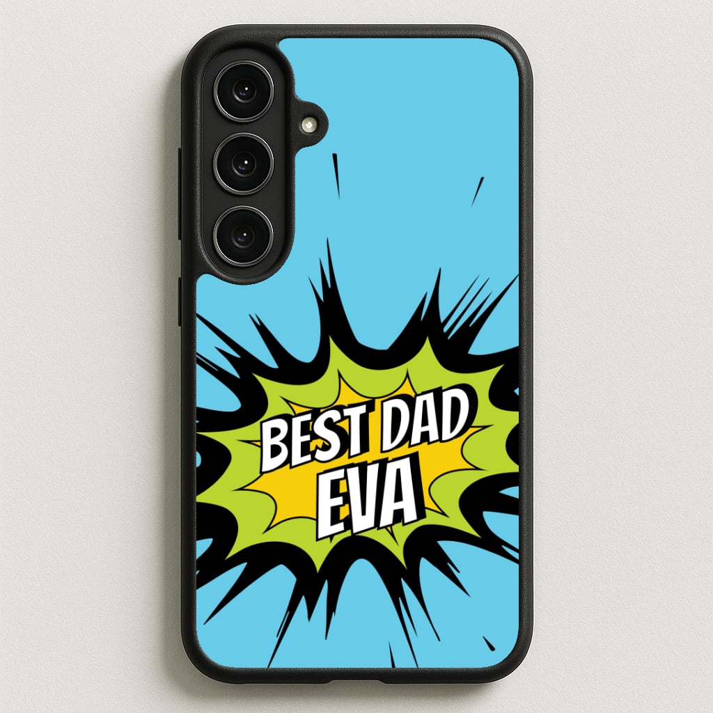 Comic Book Best Dad Eva Phone Case