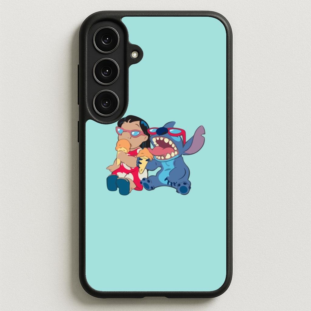 Ice Cream Alien Blue Phone Case
