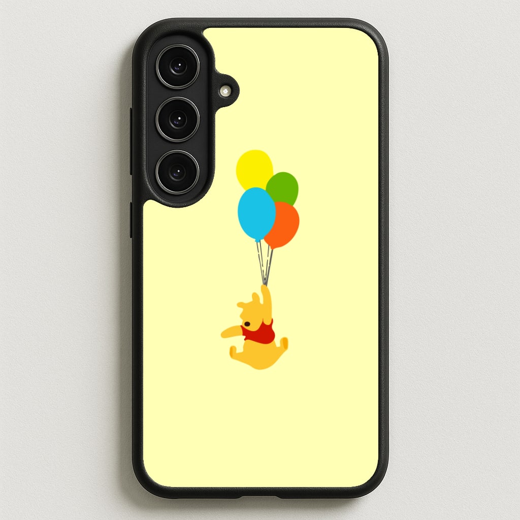 Pooh On Balloons Phone Case