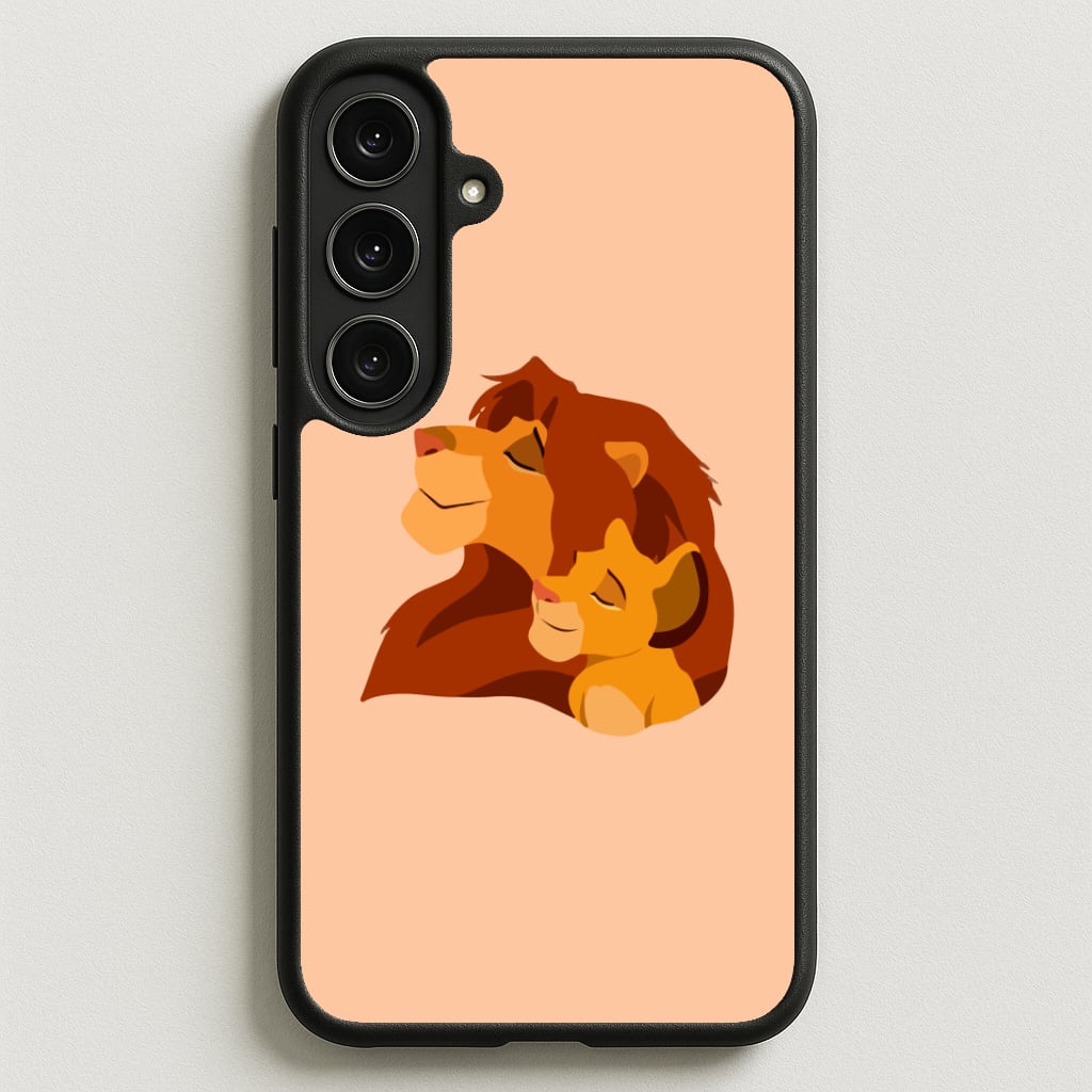 King Lion And Cub Phone Case