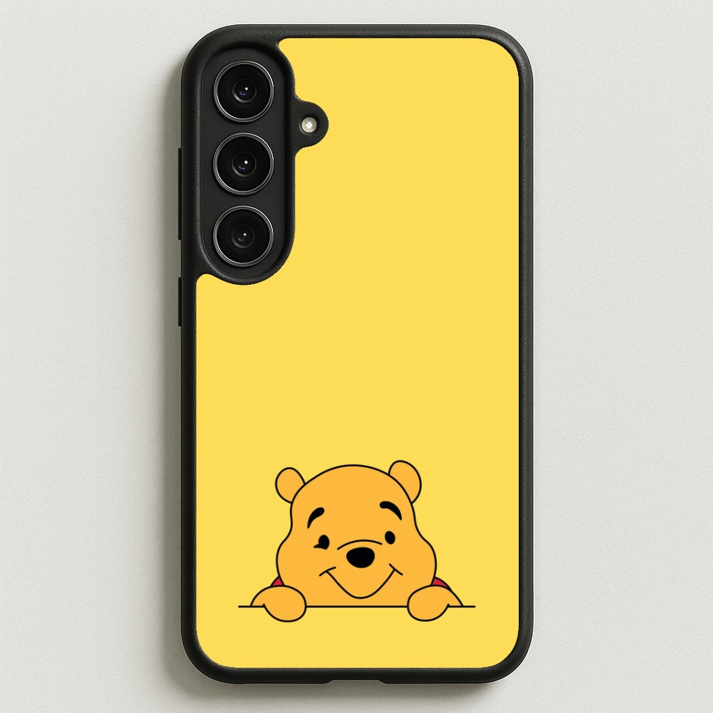 Cute Bear Leaning Phone Case