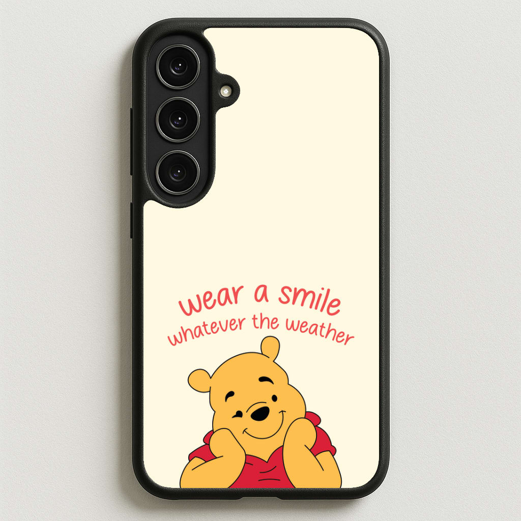 Wear A Smile Whatever The Weather Phone Case