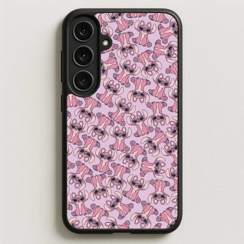 Angel Pink Alien Pattern Phone Case