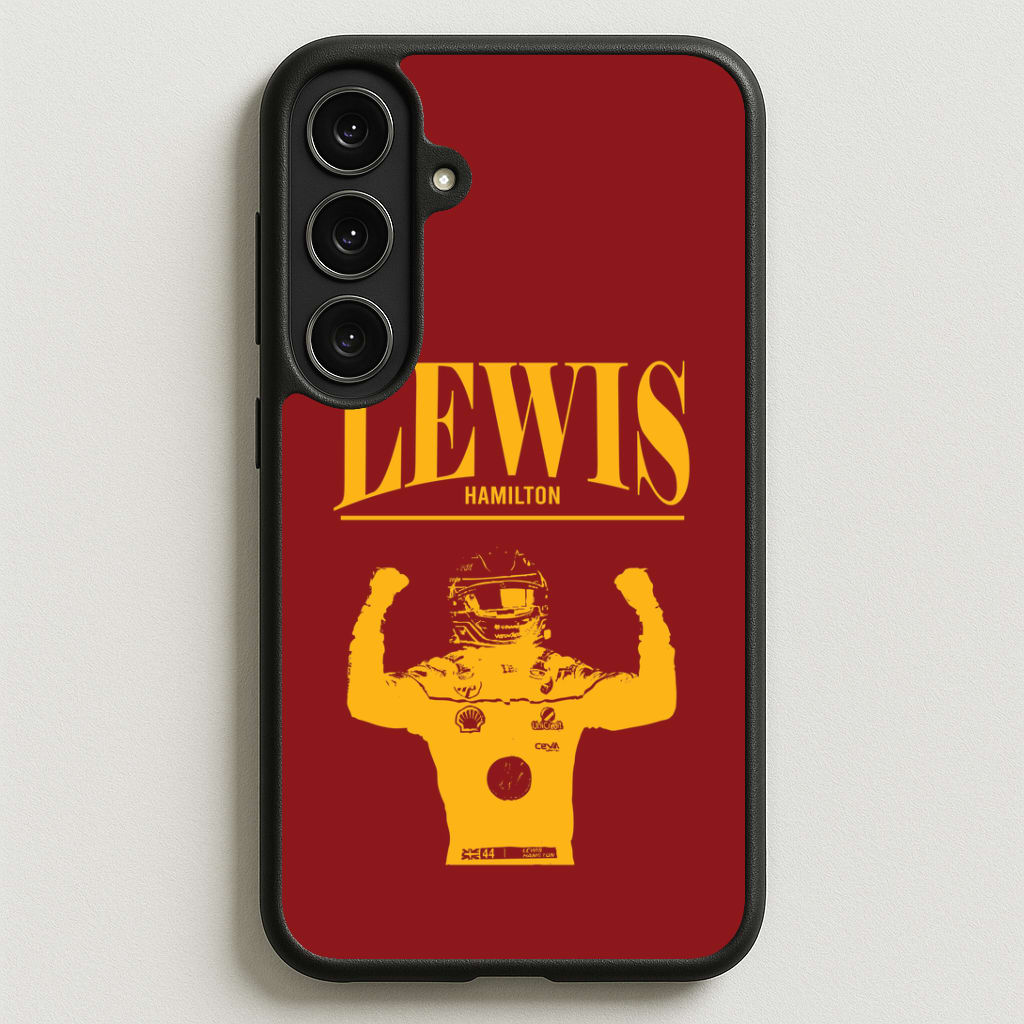 Lewis Red And Gold Phone Case