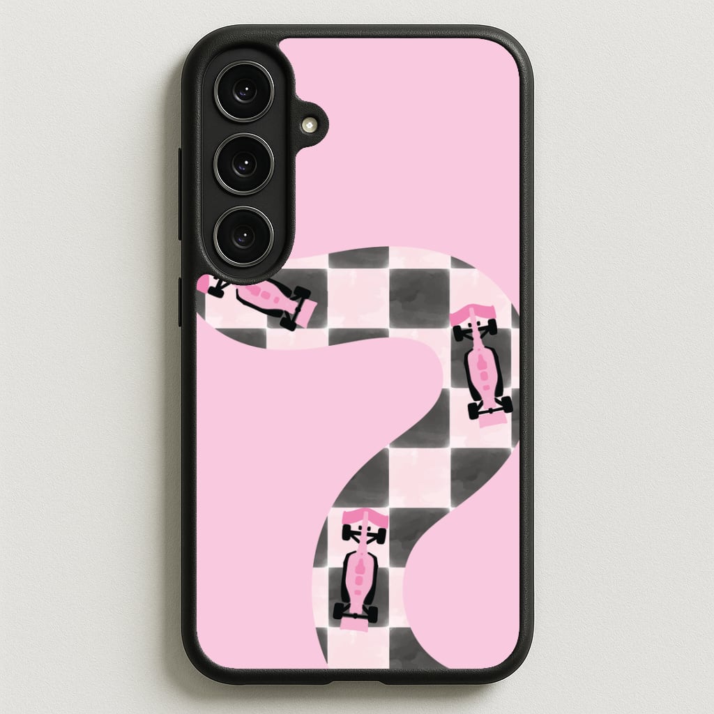 Checkered Track Phone Case