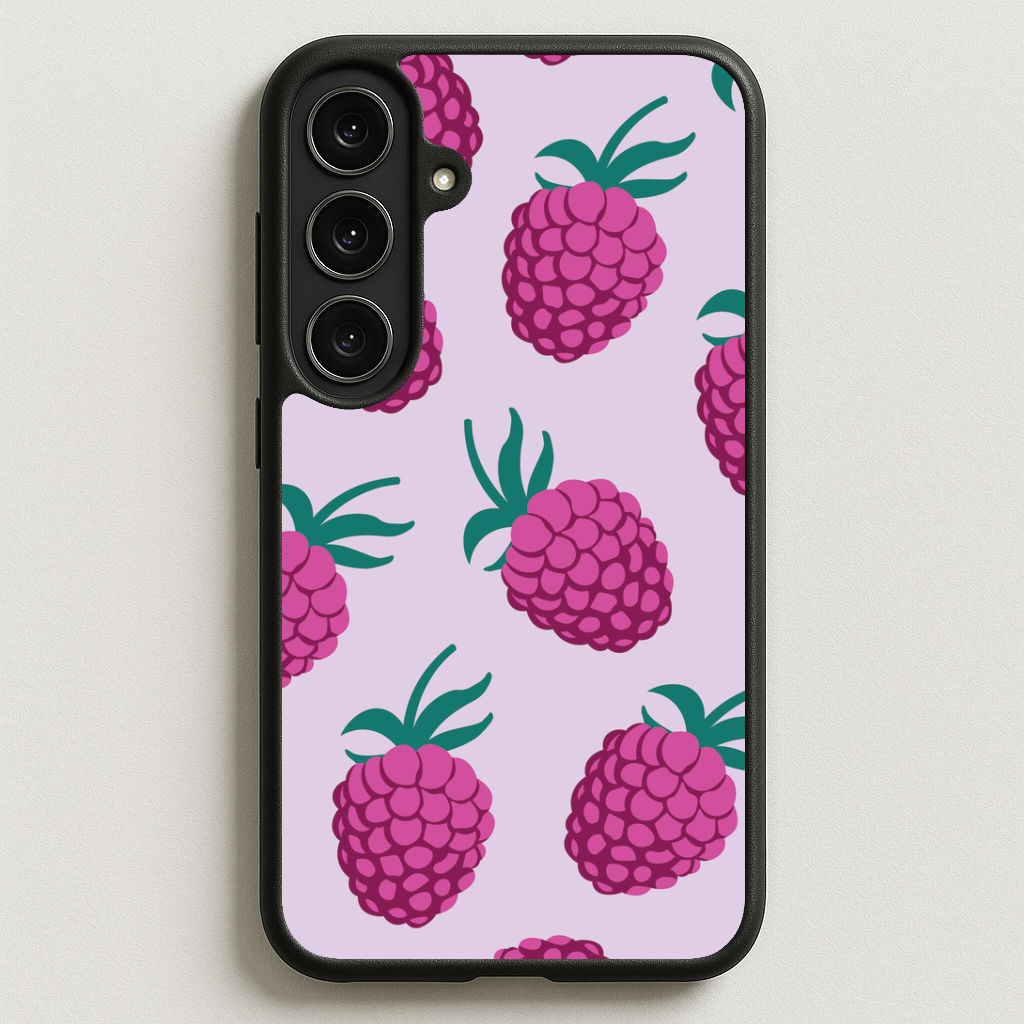 Rasberries - Fruit Patterns Phone Case
