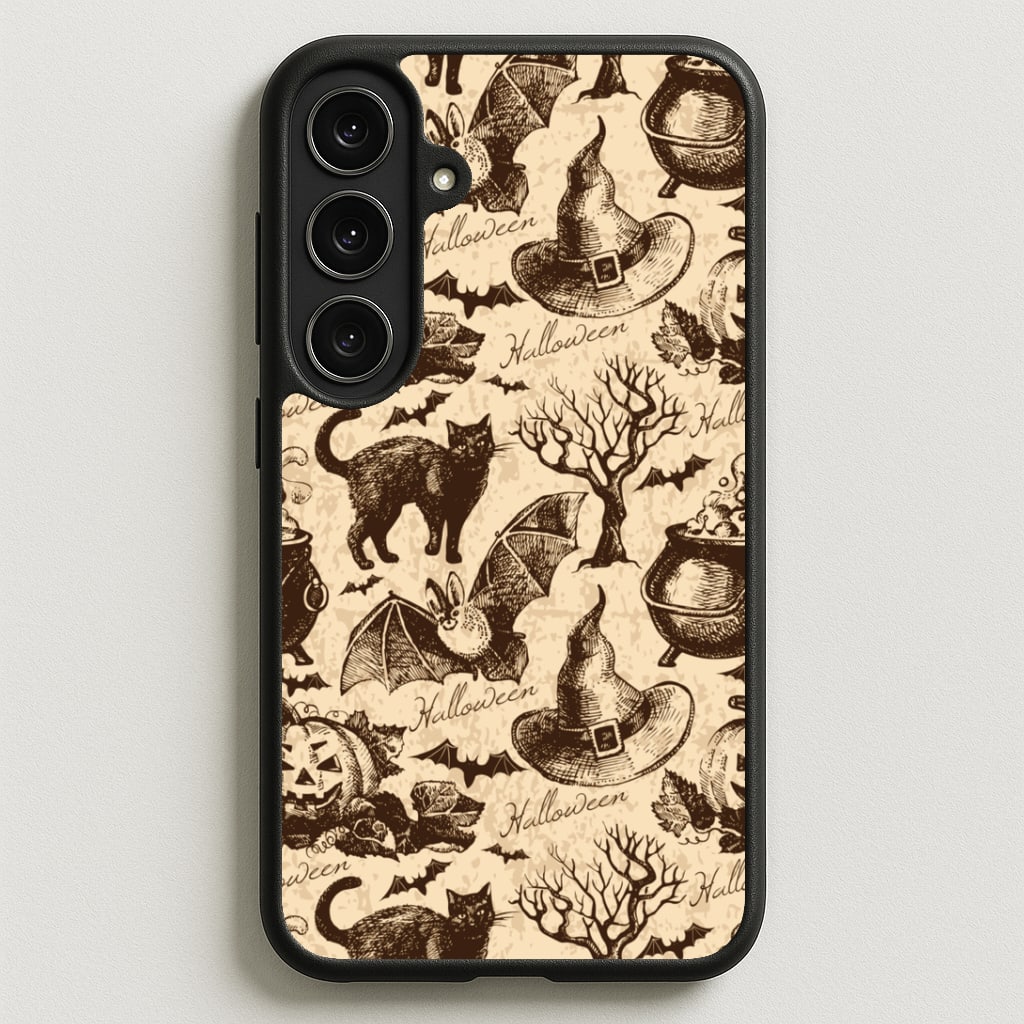 Vintage Halloween Pattern Phone Case