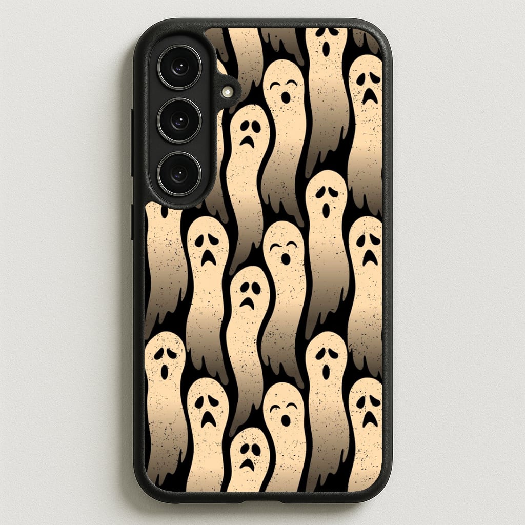 Vintage Wriggly Ghost Pattern Phone Case