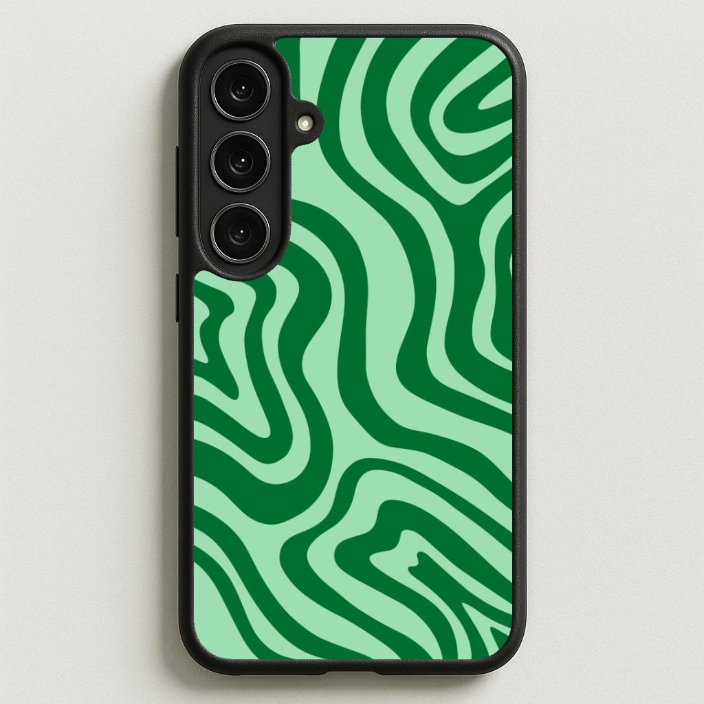 Green Abstract Halloween Phone Case