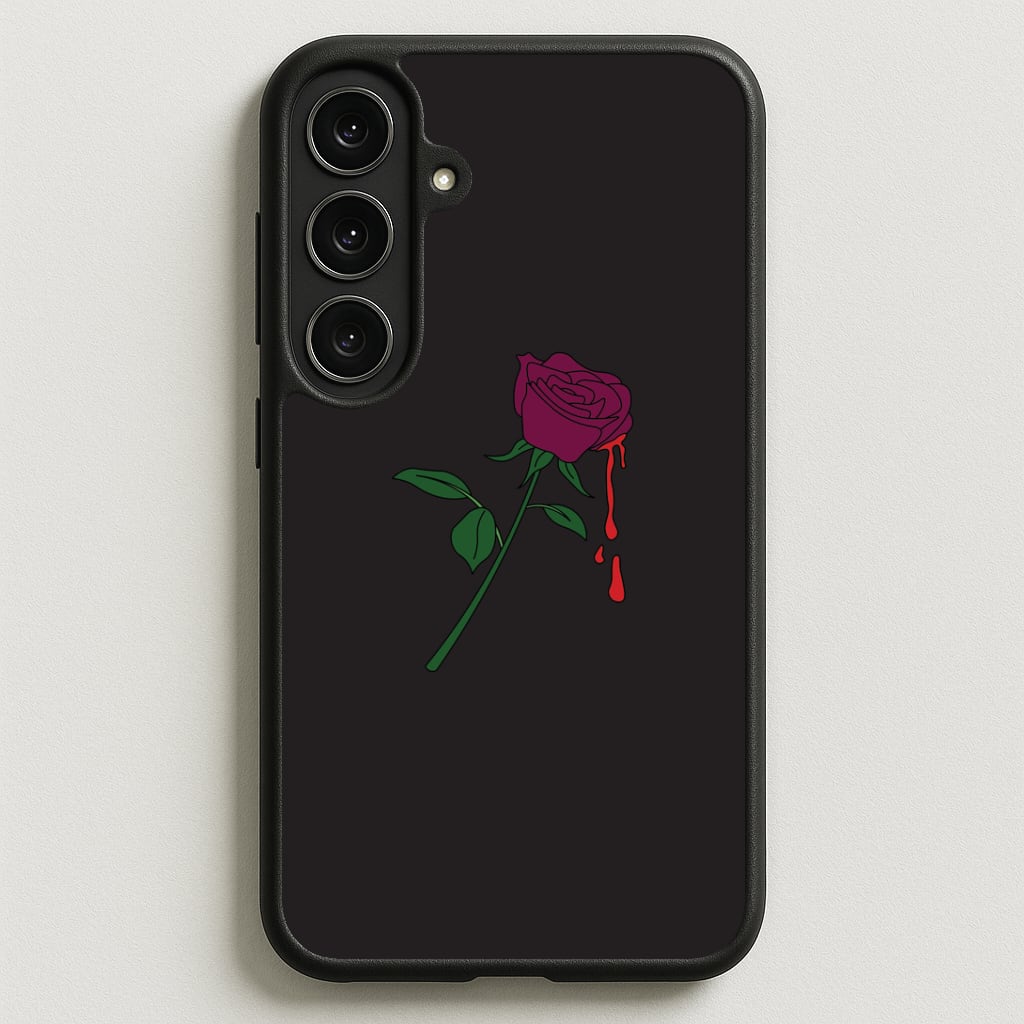 Dark Pink Rose Phone Case