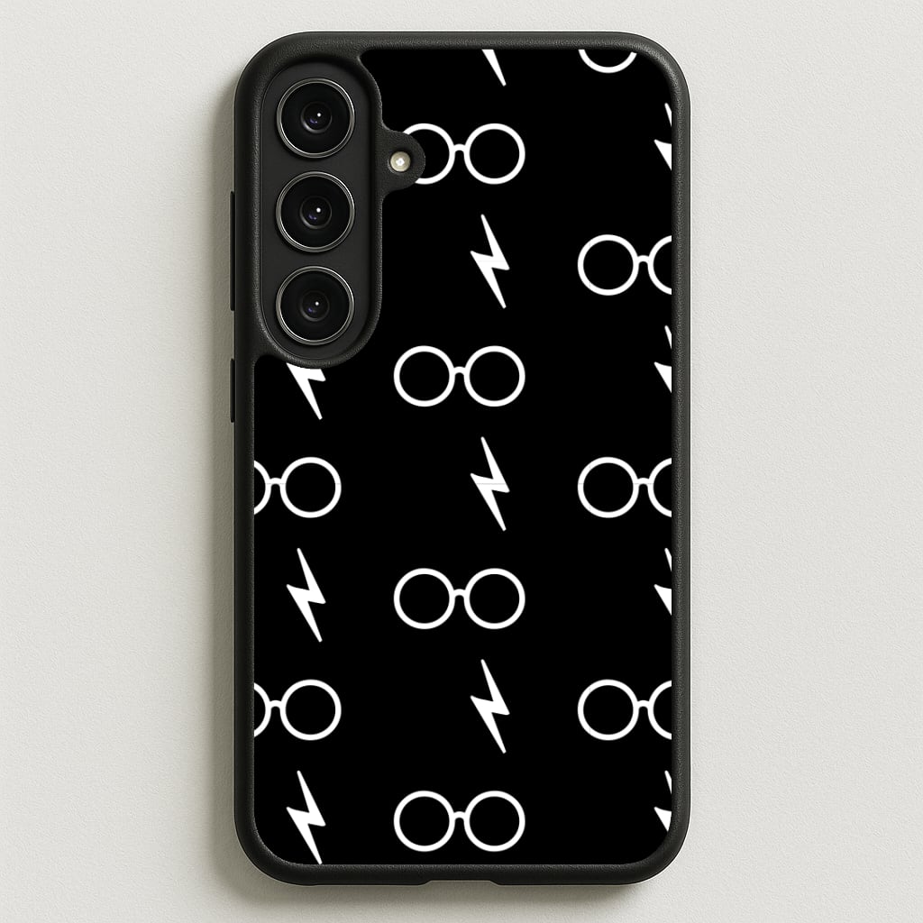 Glasses & Scar Pattern Phone Case