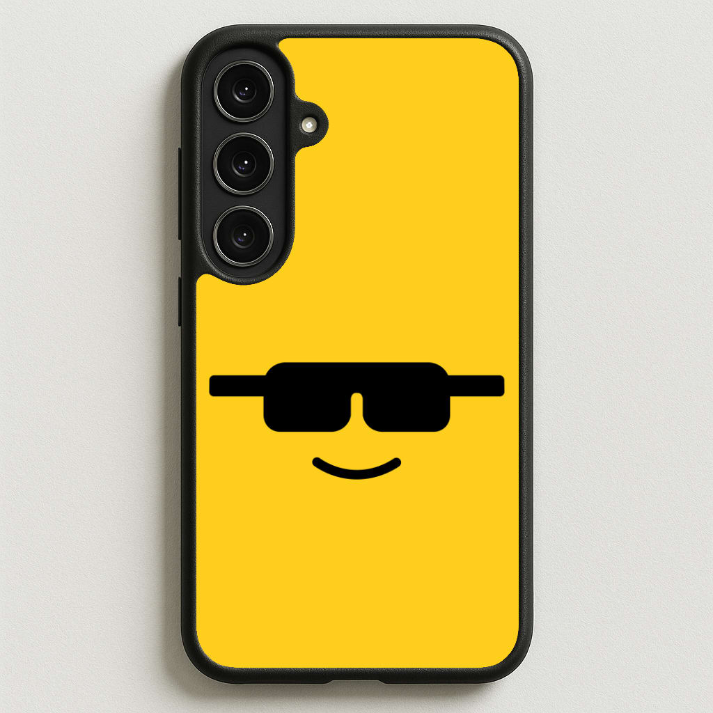 Brick Face Sunglasses Phone Case