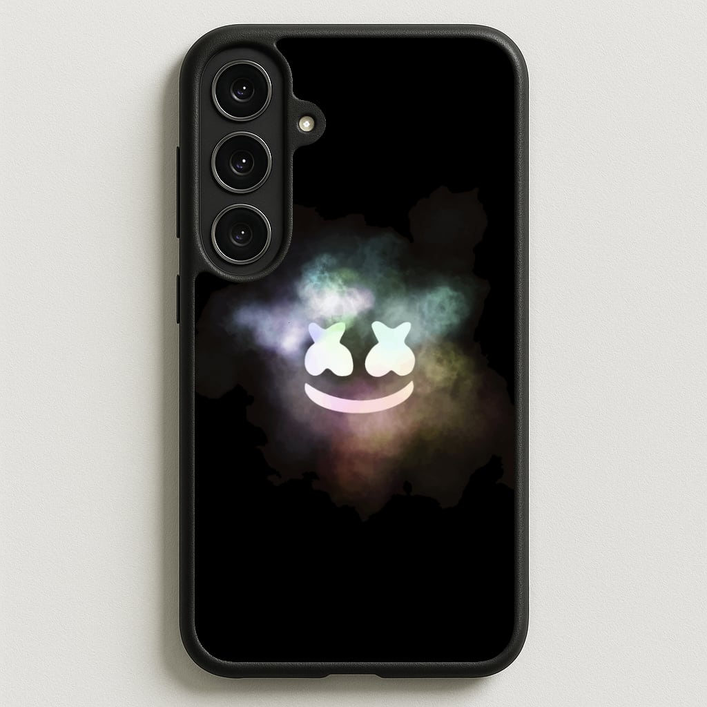 Black White Helmet DJ Smoke Phone Case