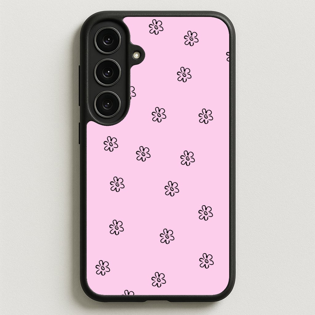 Detail Flower Pattern - Pink Phone Case