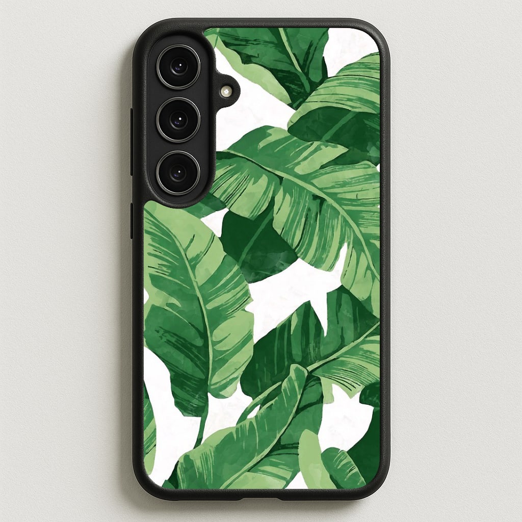 Tropical Banana Leaf Pattern Phone Case