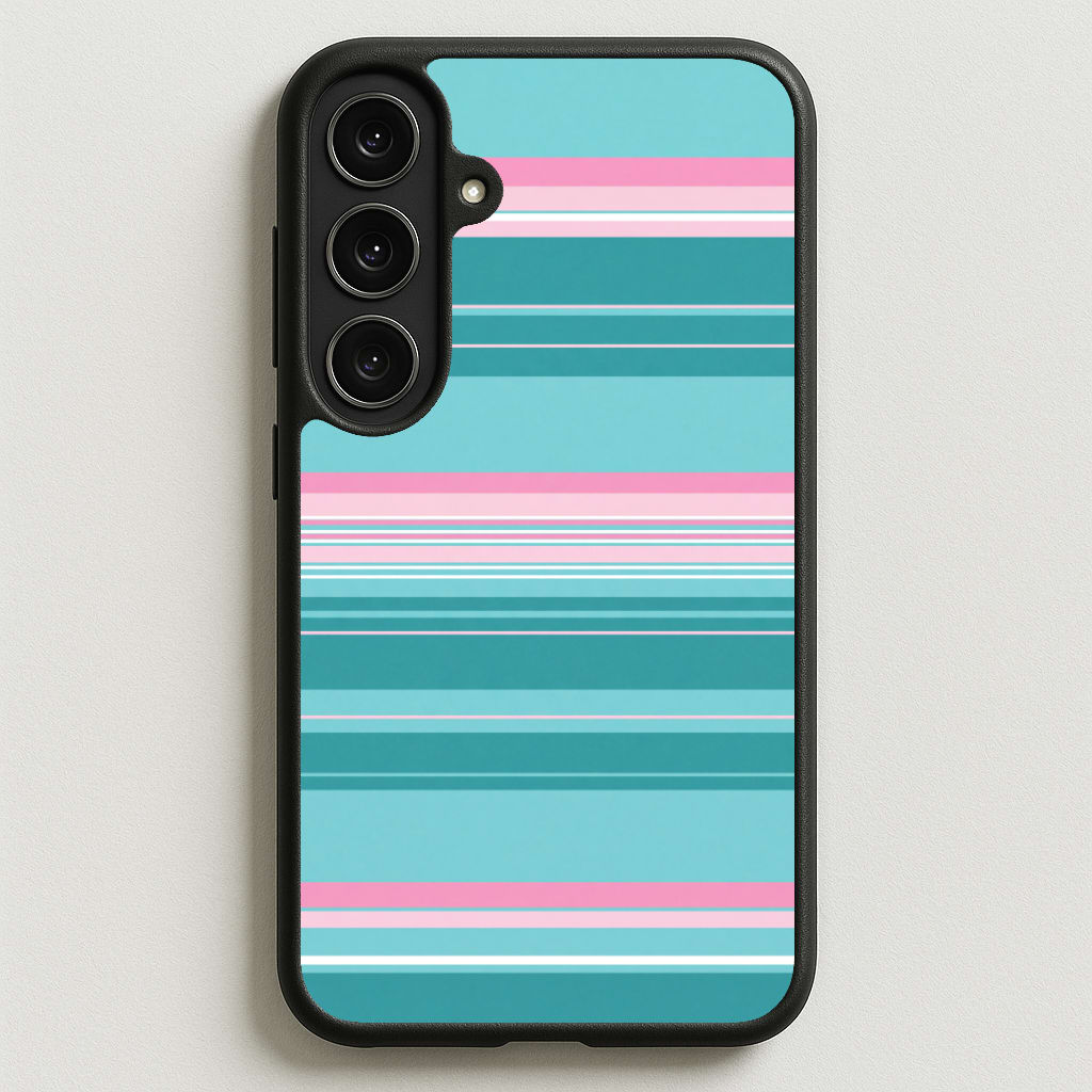 Candy Stripe Blush Phone Case