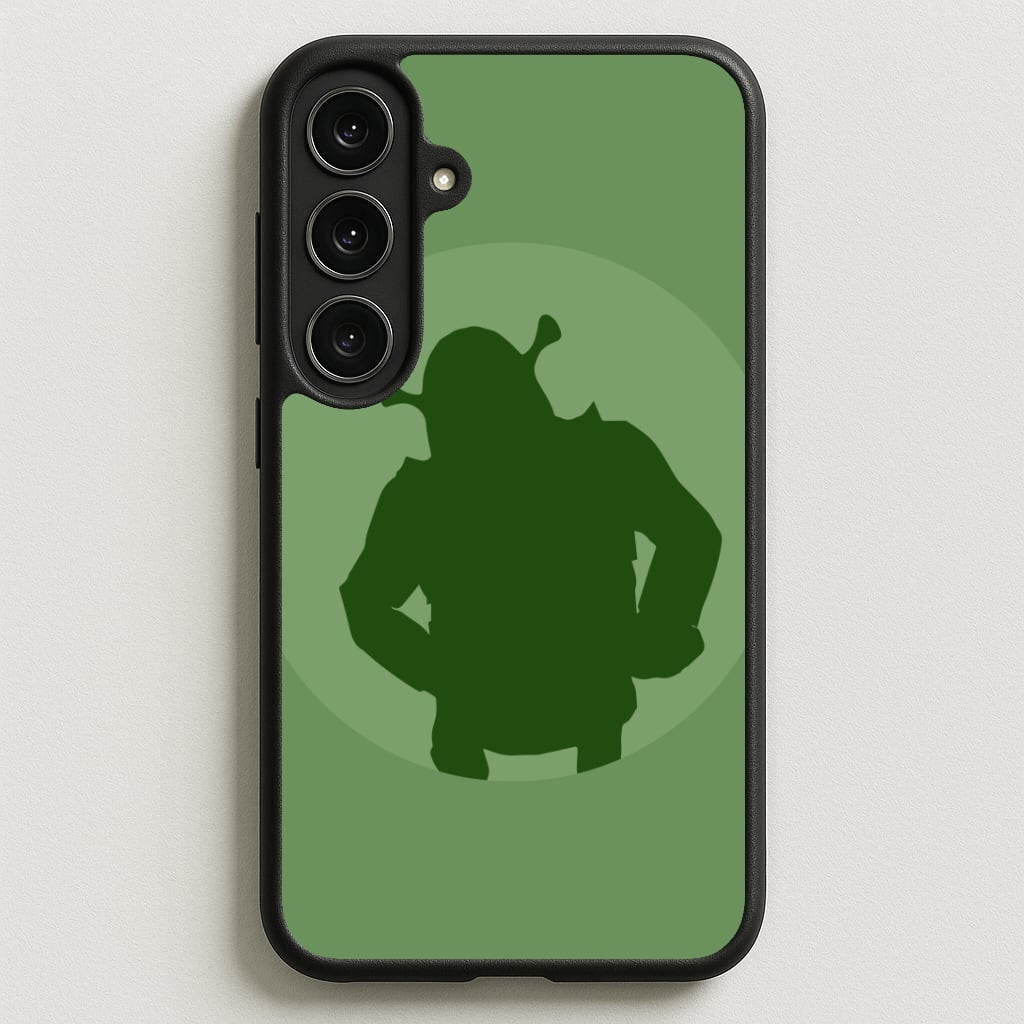 Green Ogre Outline Phone Case