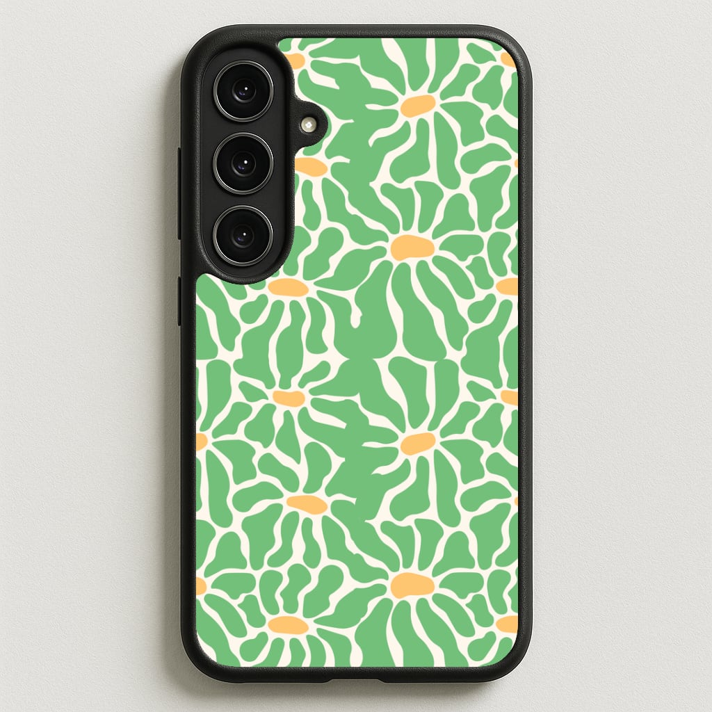 Green Flowers - Summer Phone Case