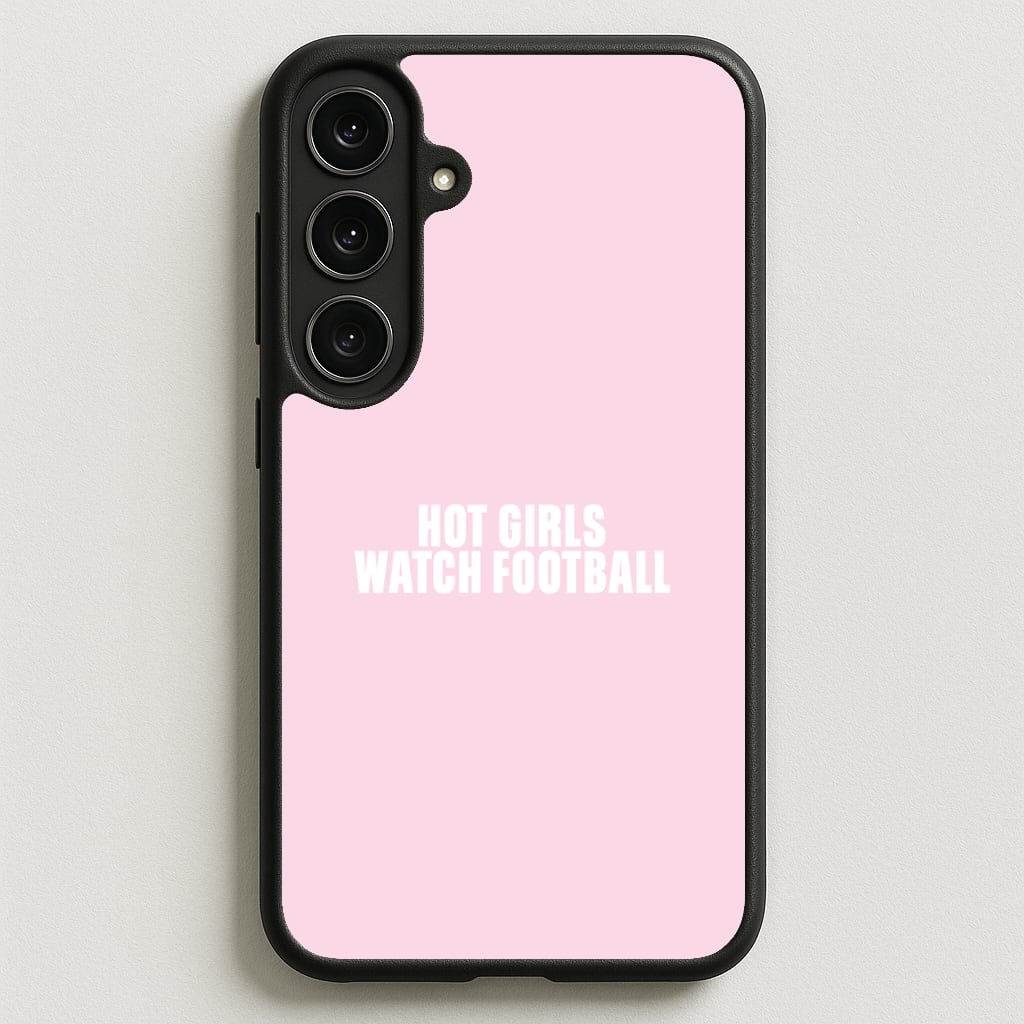 Hot Girls Watch Football Phone Case