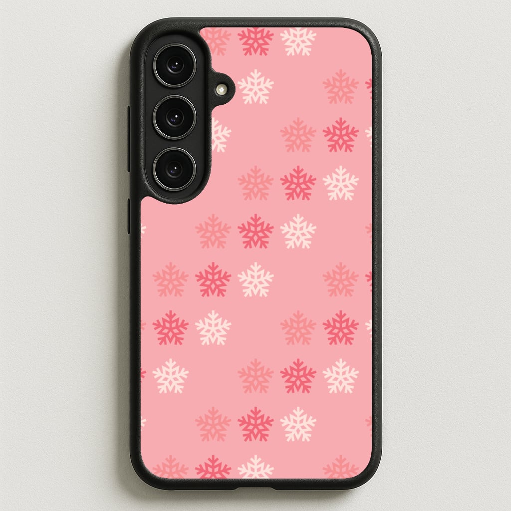 Red Slowflakes Christmas Pattern Phone Case