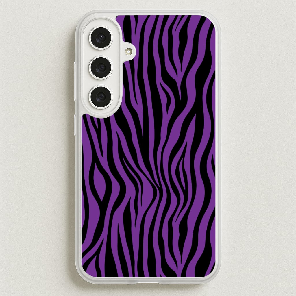 Purple Zebra - Animal Patterns Phone Case
