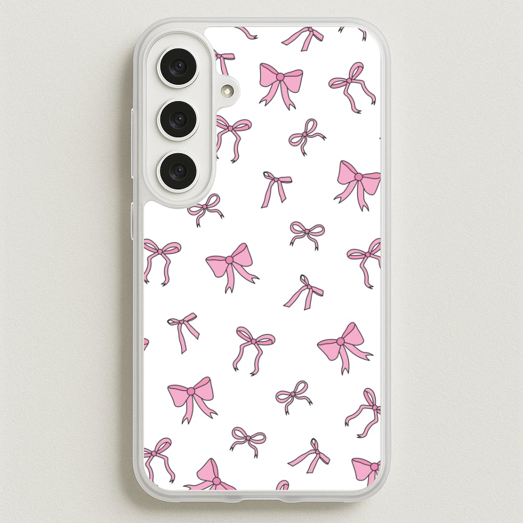 Coquette Variety Pink Bows Pattern Phone Case
