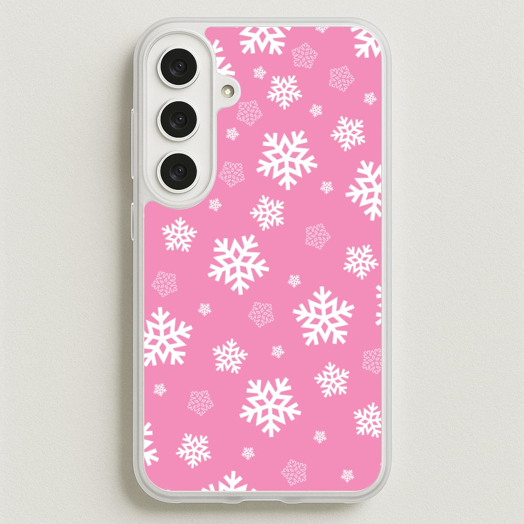 Snow Pink Pattern Phone Case
