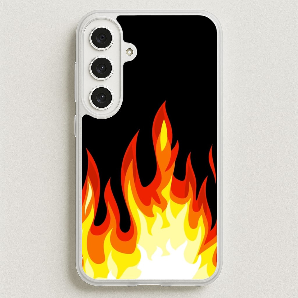 Black Flame Phone Case